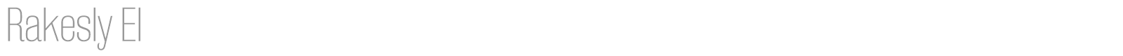 Rakesly font preview